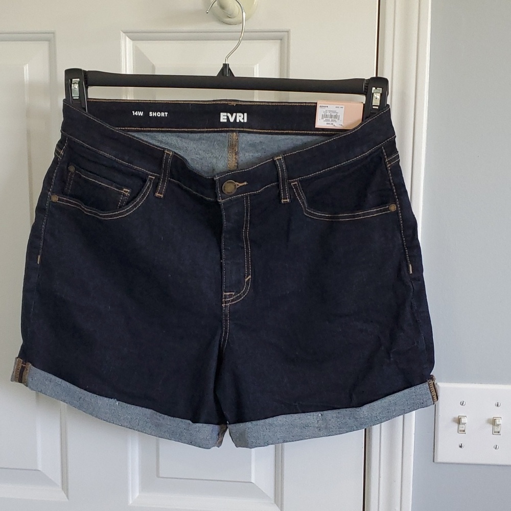 Womens plus size Jean Shorts